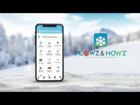 Plowz &amp; Mowz - On Demand Lawn Care and Snow Plowing App