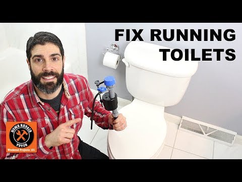 Fix a Running Toilet...Fill Valve Replacement -- by Home Repair Tutor
