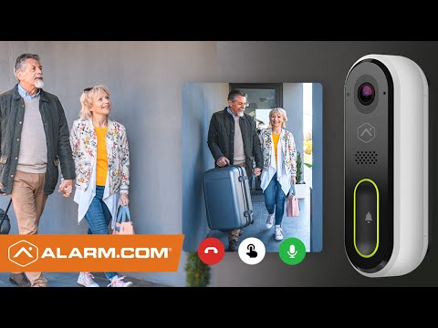 Introducing the Alarm.com Touchless Video Doorbell