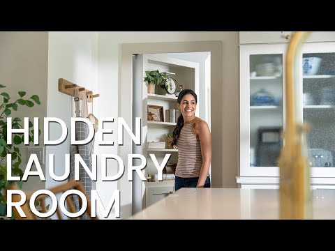 Hidden Laundry Room
