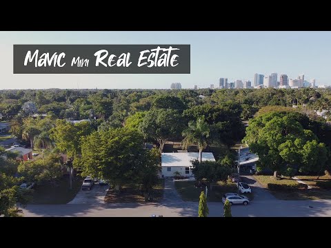 USING THE MAVIC MINI FOR THE FIRST TIME FOR REAL ESTATE
