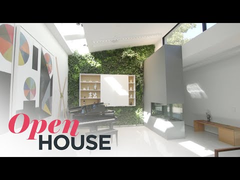 An Eco-Friendly Home in LA Built Above Flowing Water | Open House TV