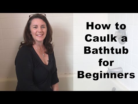 How to Caulk a Bathtub with Silicone (easier than you think)