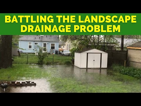 Water Damage Averted Using Proper Landscape Drainage