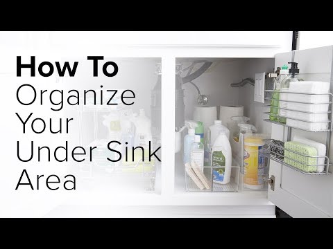 How To: Organize Your Under Sink Area