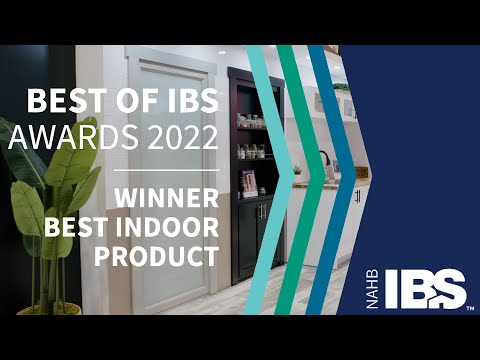 2022 Best Indoor Product- Murphy Door® by the NAHB at the International Builders Show!