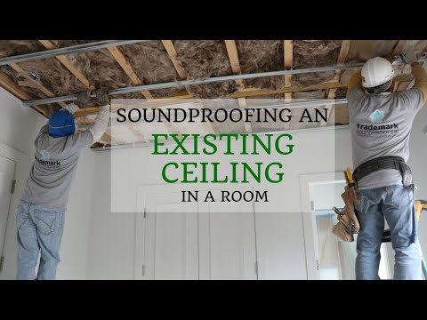 Soundproofing an Existing Ceiling in a Room