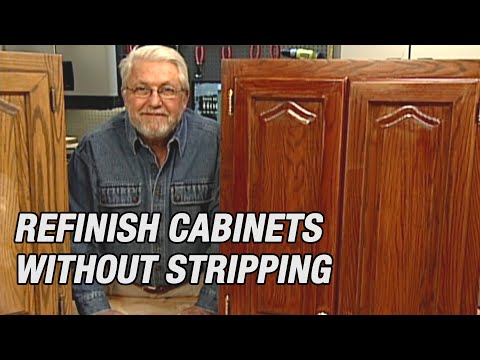 Refinish Kitchen Cabinets Without Stripping