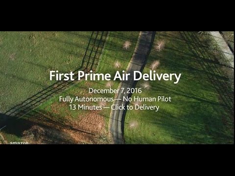 Amazon Prime Air’s First Customer Delivery