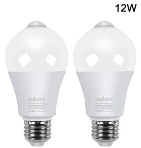 Aukora 12W Motion Sensor Light Bulb