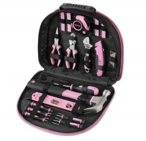 WORKPRO 103 Piece Pink Ladies Hand Tool Set 