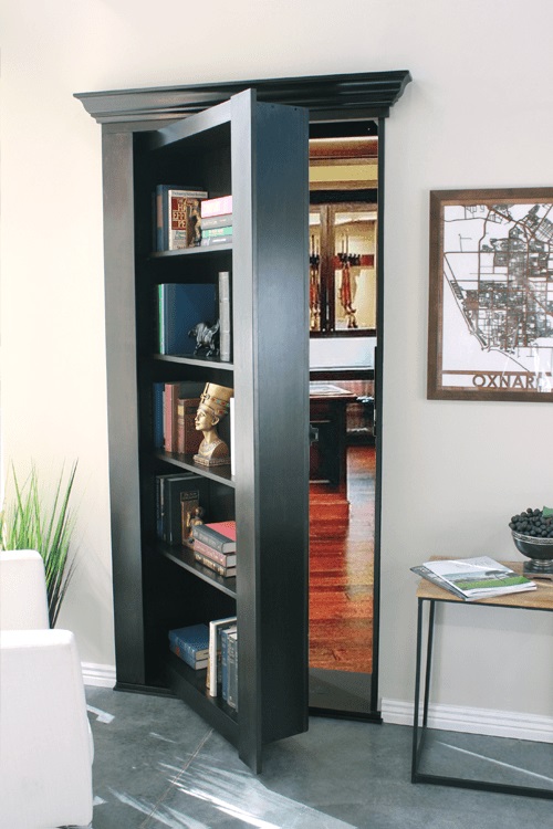 Doors A Secret Example Of, Invisidoor Bookcase Door Plans