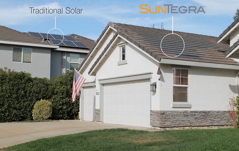 SunTegra Solar Shingles vs Solar Panel Residential Comparison
