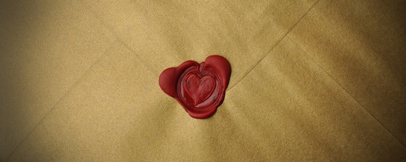 Heart Sealed Envelope Real Estate Love Letter