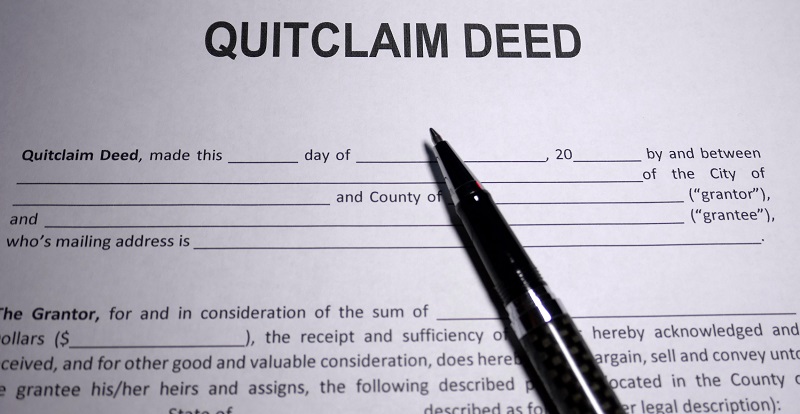 Quitclaim Deed Header 