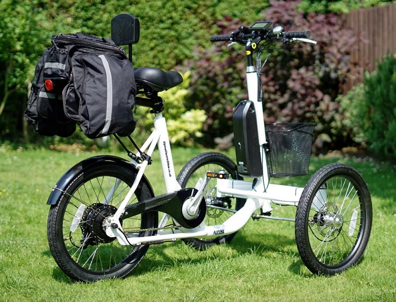 Alpine Electric Bikes Electric Easy Trike Tricycle Mobility Scooter