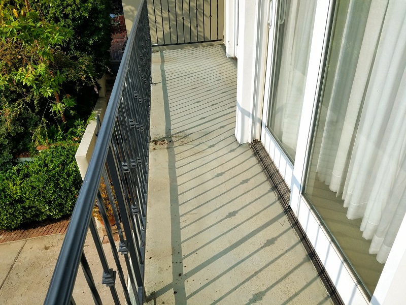 Balcony Deck Waterproofing Project Before Photo