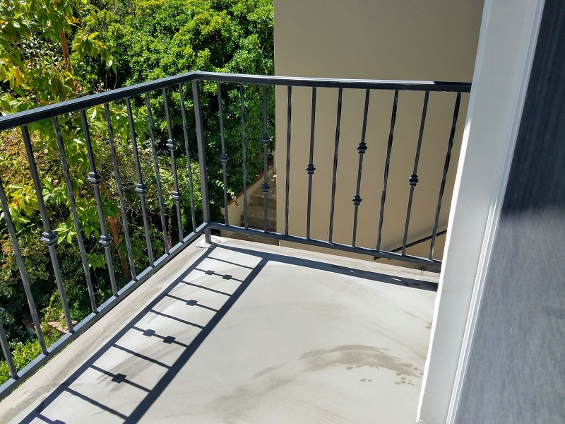 Balcony Deck Waterproofing Project Coated Cement