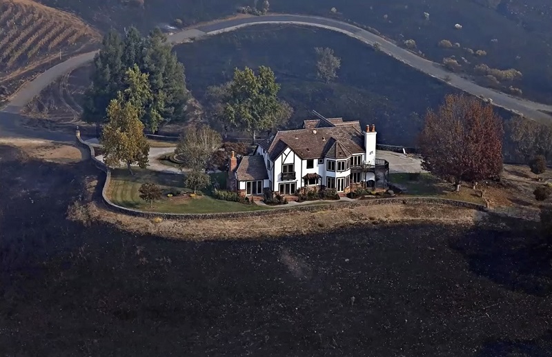 Fire Safe Marin Defensible Space Around Mansion Paradise Fire