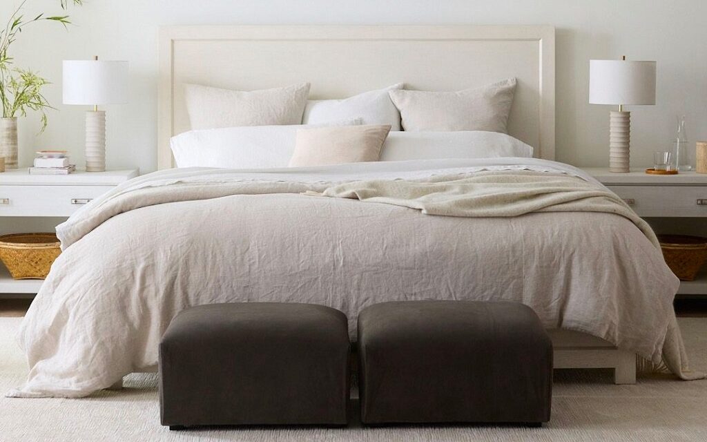 Improve Your Sleep with Mitchell Gold + Bob Williams 100% Organic Linen Bedding Collection