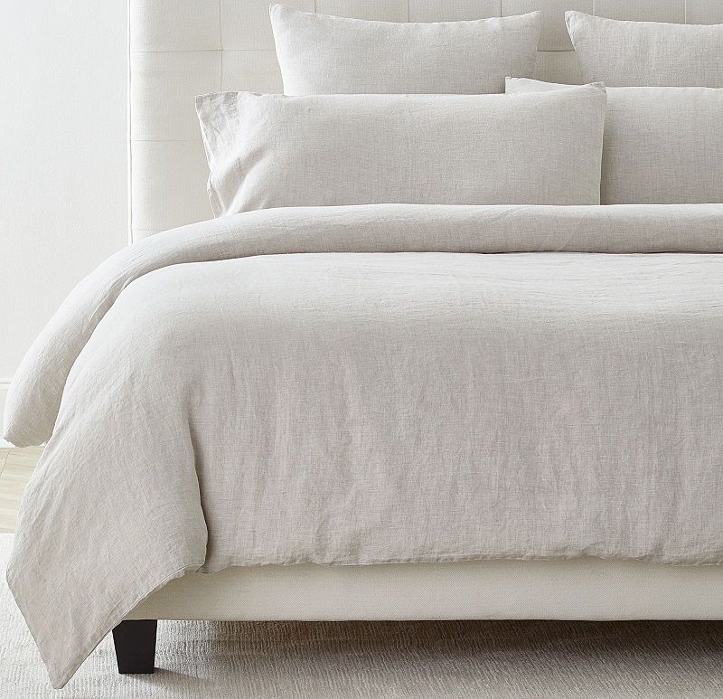 Mitchell Gold + Bob Williams 100% Organic Linen Bedding Collection White