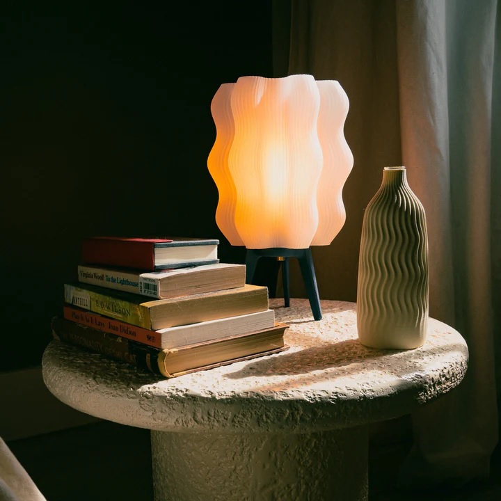 Wooj 3D Printed Wavy Lamp