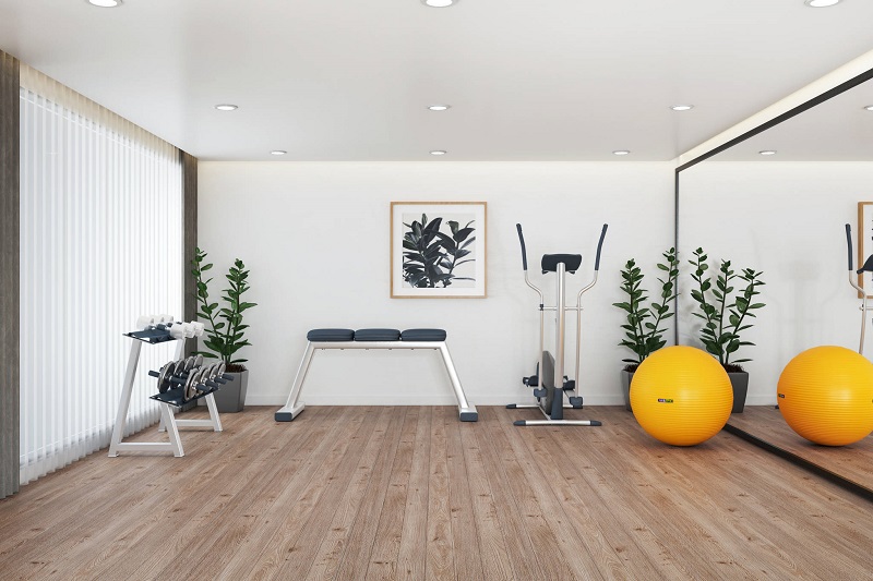 PhotoUp Home Gym Virtual Staging
