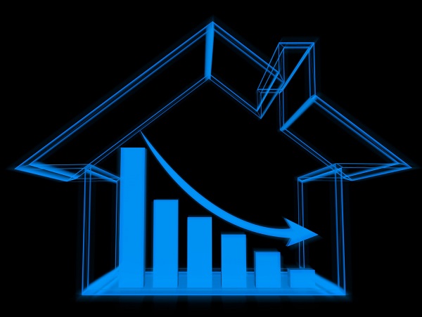 Symbolic Image of a Down Real Estate Market