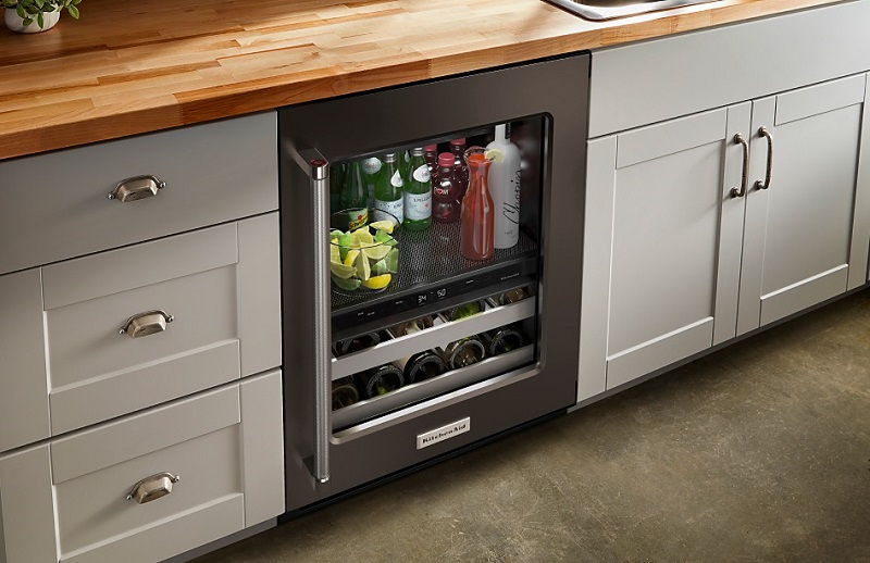 KitchenAid Undercounter Refrigerator with Dual Temperature Zones
