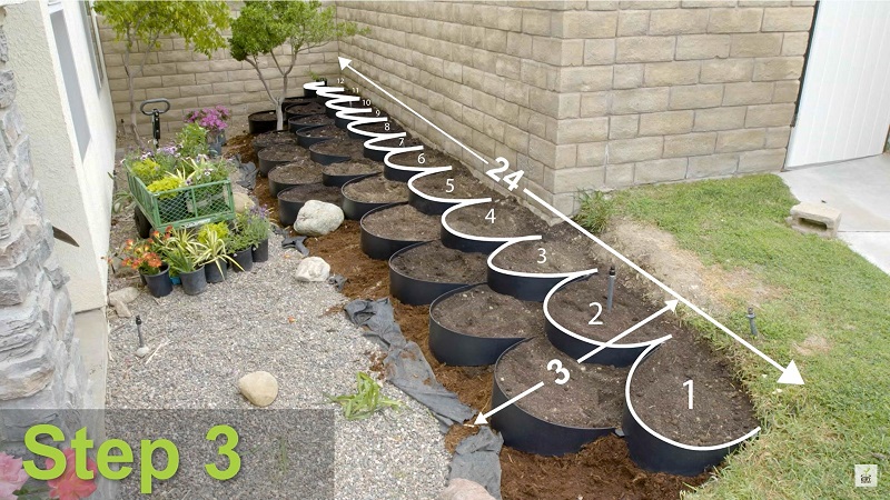 Step 3 Dirt Locker Erosion Control Installation: Match Dirt Lockers to Your Layout Plan