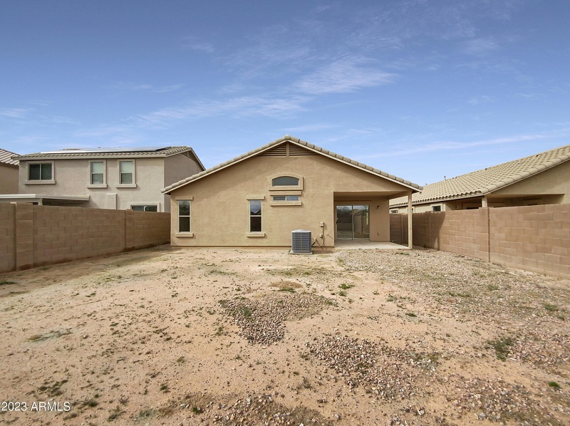 21159 N Danielle Ave Maricopa, Arizona Opendoor-owned Property Backyard