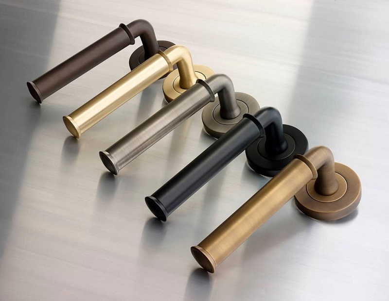 High quality metal lever door handles good for arthritis and aging in place