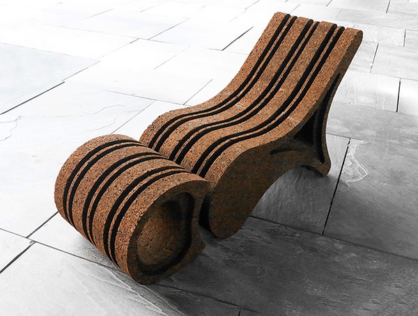 Design de Mobiliario em cortiça - cork furniture piece