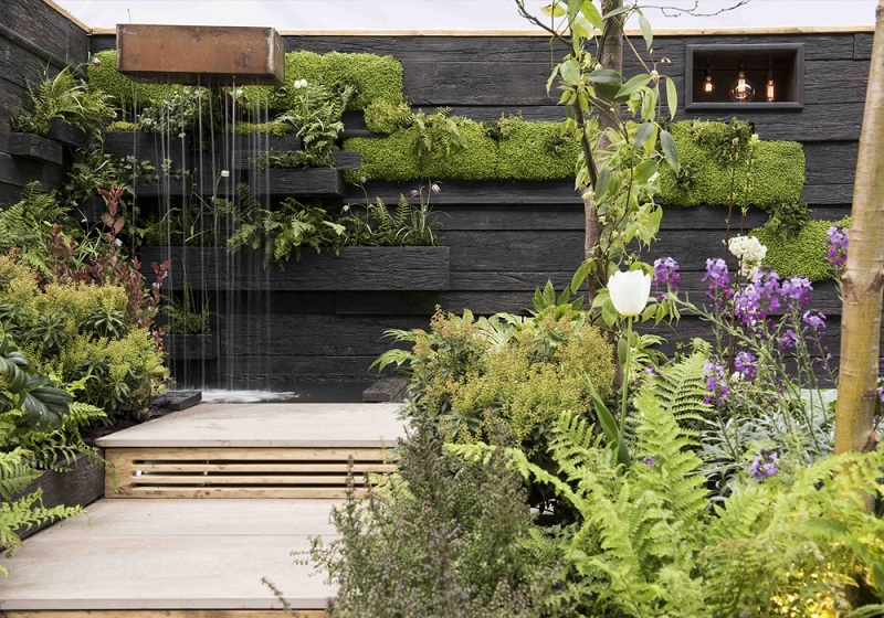 Outlive Millboard Living Wall Cladding Garden