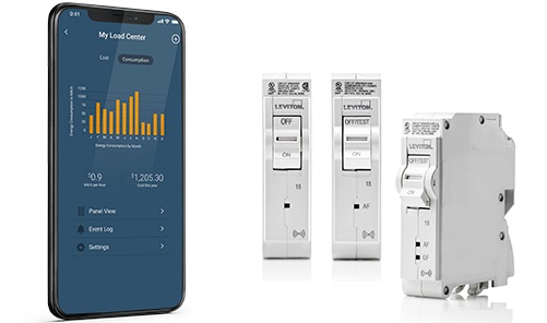 Leviton Residential Smart Load Center with Smart Breakers