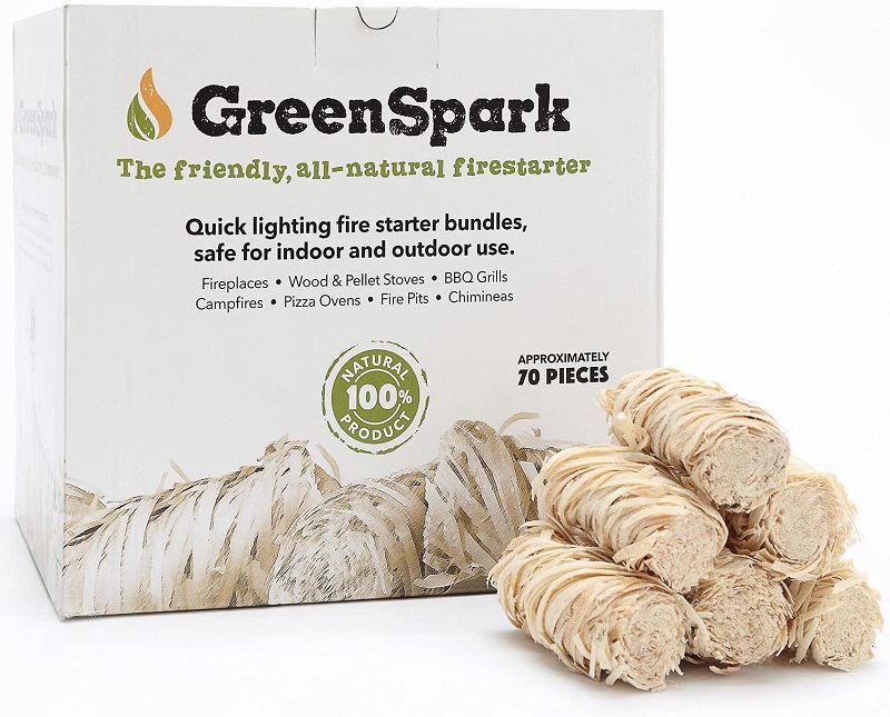 GreenSpark eco-friendly all natural fire starters