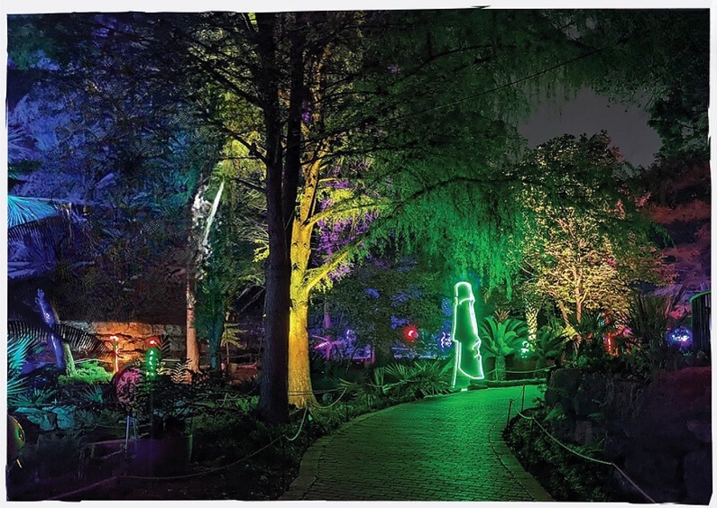 The Surreal Garden 2023 Zilker Botanical Garden Austin, Texas courtesy Ion Art