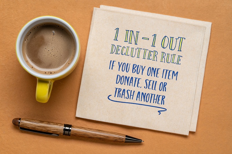 One-In One-Out Declutter rule