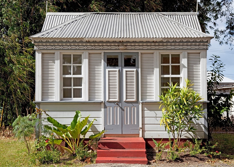 Small older villa house in Barbados