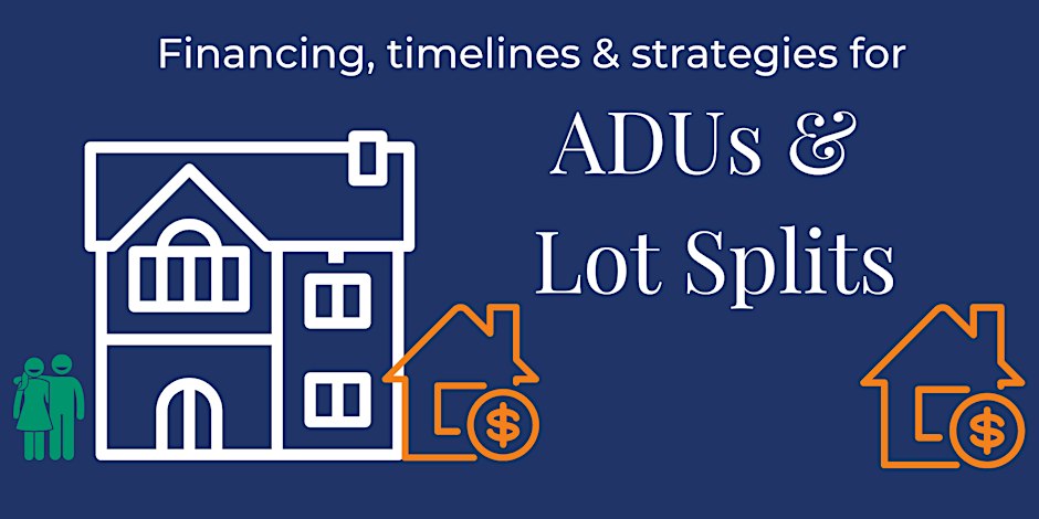 How to finance and build your adu team by team Meredith online webinar banner