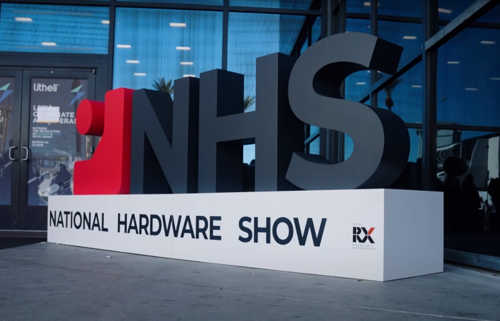 NHS National Hardware Show Front Entrance Sign Las Vegas 2023