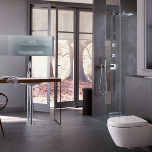KBIS master bathroom by The Chicago Faucet Company 2A Omega 30
