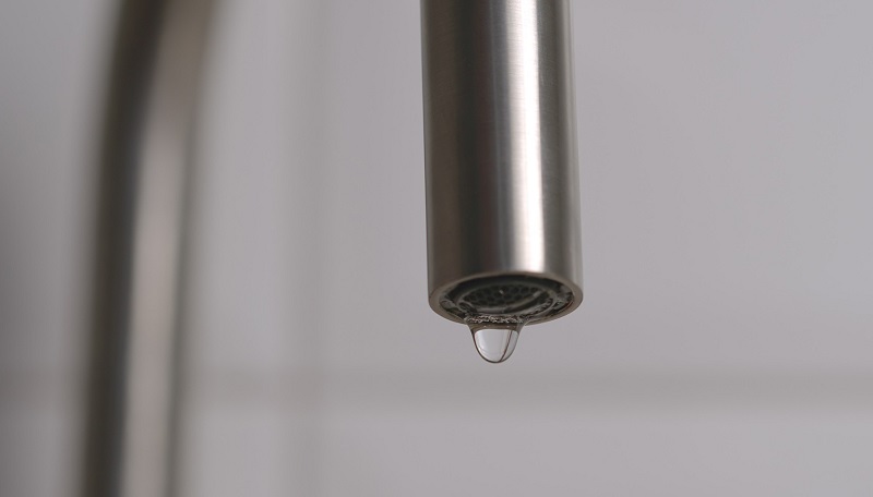 Slow dripping faucet to prevent freezing pipes
