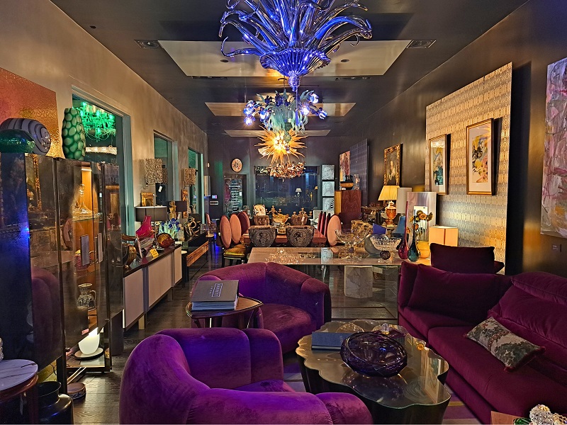 B. David Levine Los Angeles showroom on La Cienega Blvd., West Hollywood