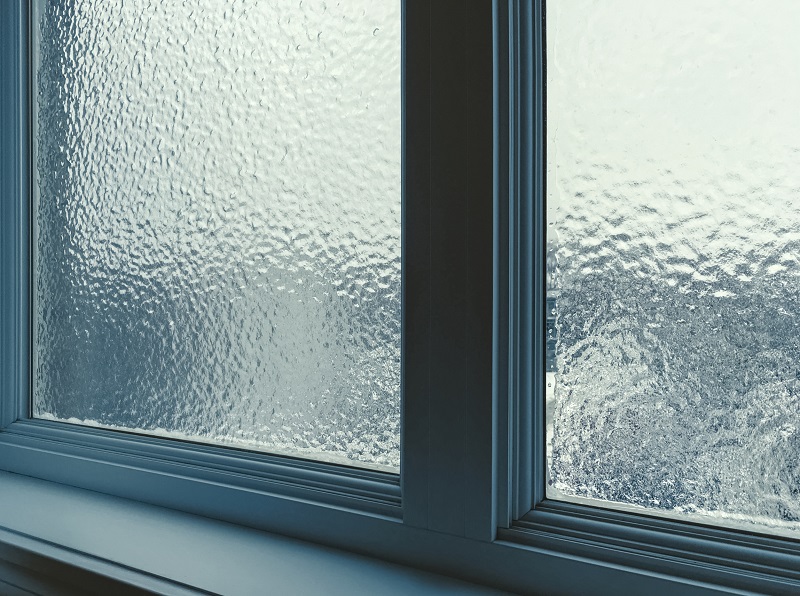 Frozen window panes