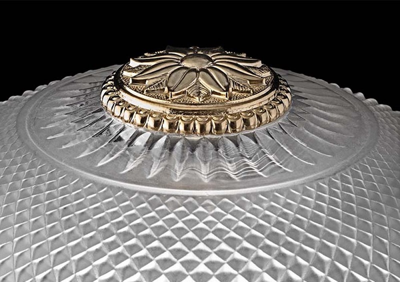 Details of HF Home Jewels Sultan of Light Crystal Sherazade Clock