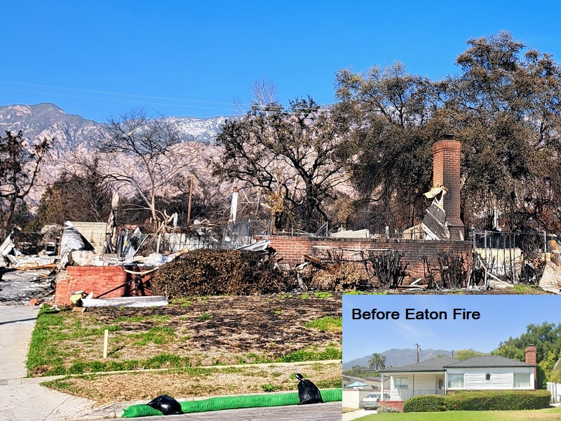 95 W Calaveras St, Altadena, California. First lost-home property sold after the Eaton Fire