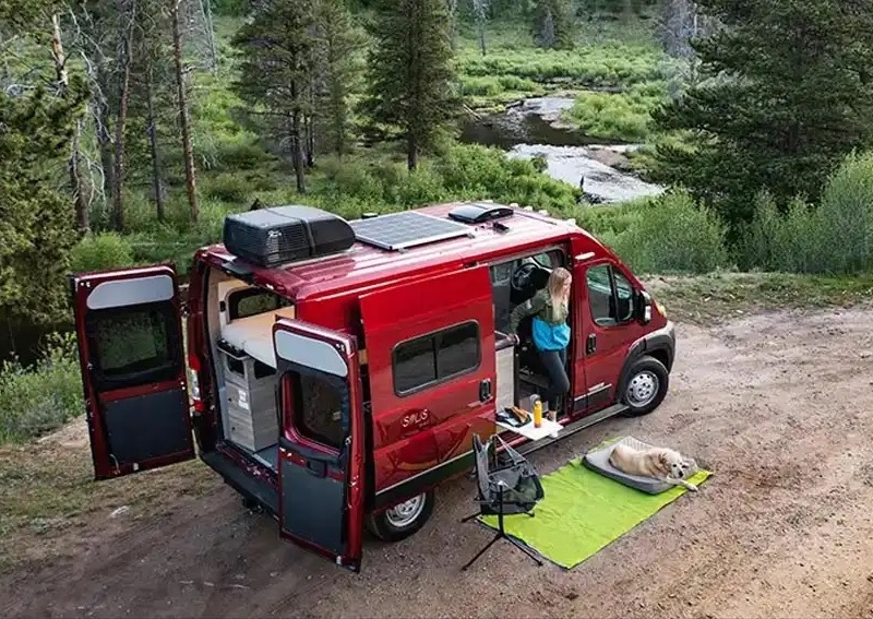Winnebago Solis Camper Van in an outdoor setting