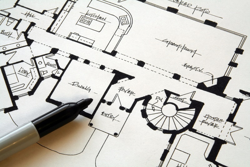 Floorplan of custom home