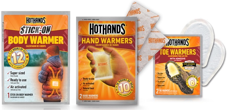 Hot Hands body, hand and toe warmers
